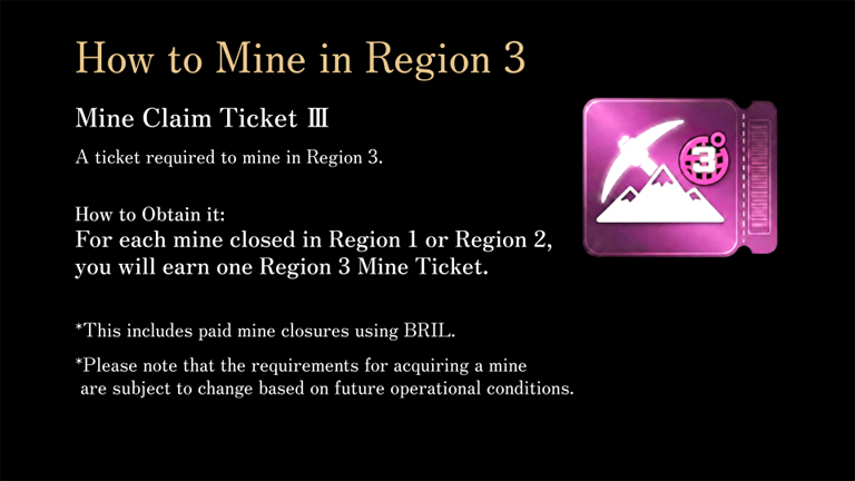 How to Mine in Region 3